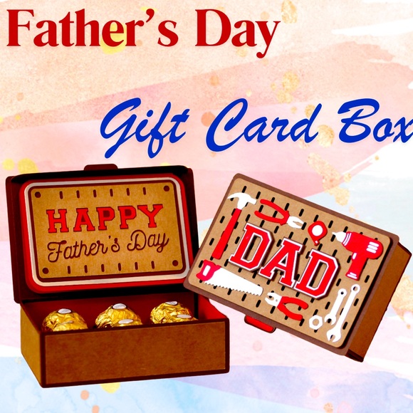 Father’s Day Gift Card  and Chocolate holder - Picture 1 of 10